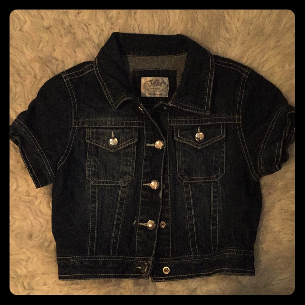 Justice jean jacket